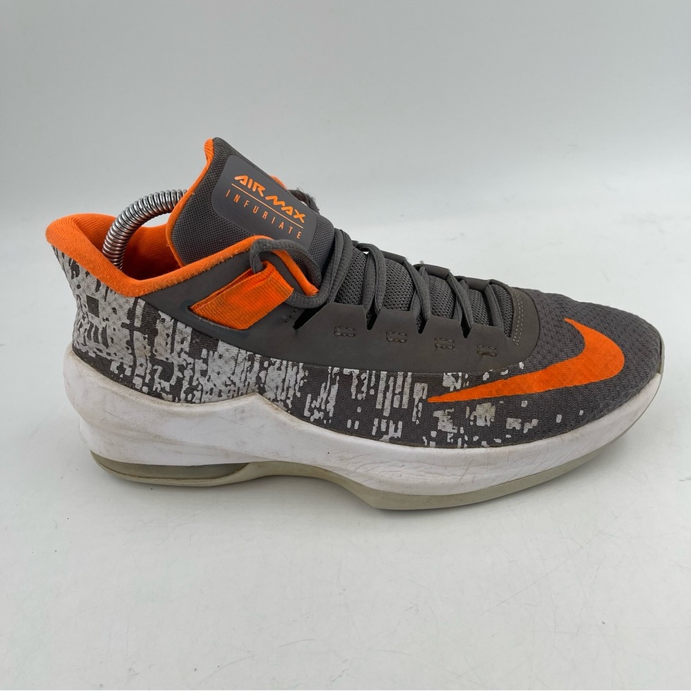 🥾Nike Air Max Infuriate II AH3426-004 Grey White Basketball Shoe - Size 8.5